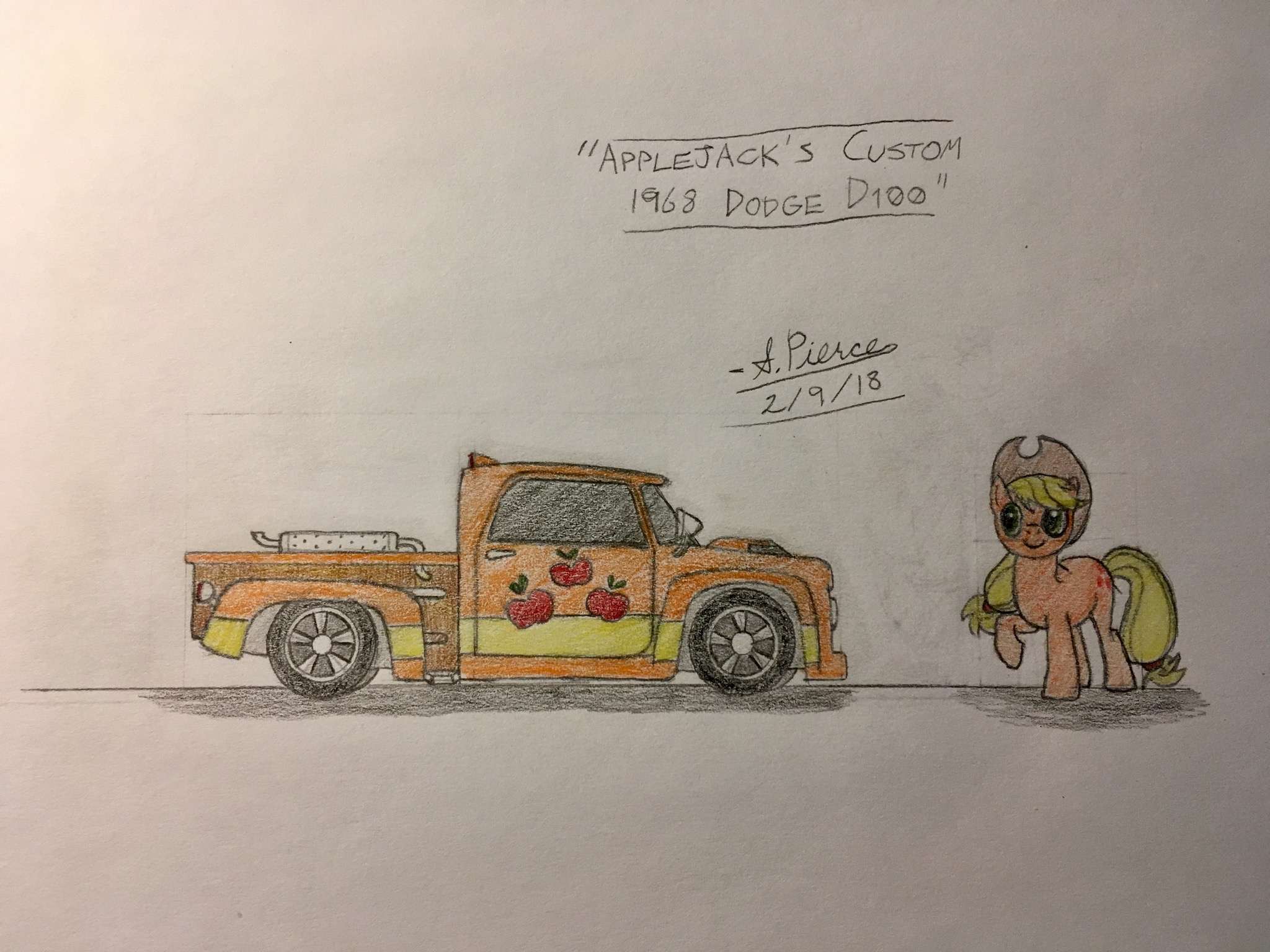 Applejack's custom Dodge D100